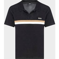 HUGO BOSS Terry Polo Shirt - Schwarzes