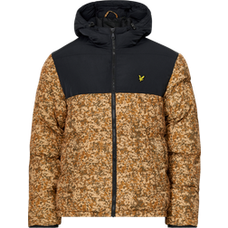 Lyle & Scott Jacka Earth Print Wadded Jacket