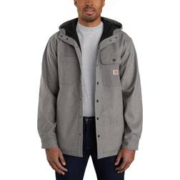 Carhartt Rain Defender Heavyweight Hooded Shirt Jac - Oiled Walnut Heather