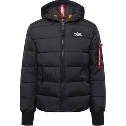 Alpha Industries Puffer Hood Jacket - Black