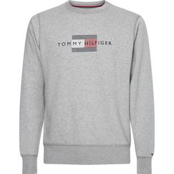 Tommy Hilfiger Logo Sweatshirt Mit Logo - Grau