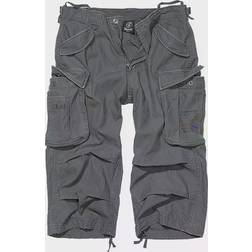 Brandit Industry 3/4 Shorts, grey-purple, 2XL, grey-purple