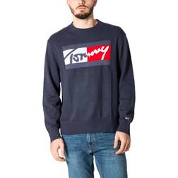 Tommy Hilfiger Jeans Sweater Blå, Herre