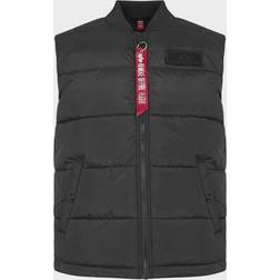 Alpha Industries Gilet - Rouge/Noir/Blanc