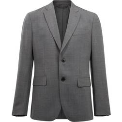 J.Lindeberg Hopper Active Hopsack Blazer - Grey/Grey Melange