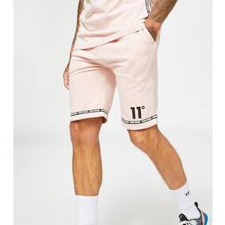 11 Degrees Pantalones Cortos Deportivos Con Cinta Adhesiva - Rosa Masilla Putty Pink