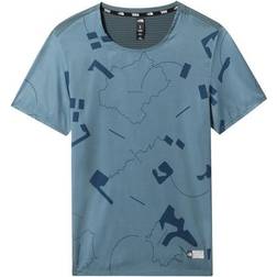 The North Face Men's Printed Sunriser Short Sleeve Shirt Goblin Trail Marker Print