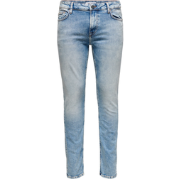 Only & Sons Onsloom Low Rise Slim Fit Jeans Blauw