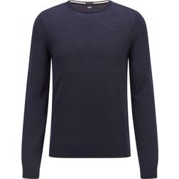 HUGO BOSS Stickad Tröja - Blå
