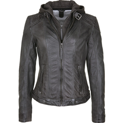 Gipsy Cacey Legv Leather Jacket - Anthracite