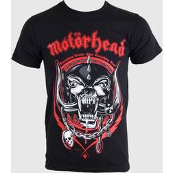 t-shirt metal mænds børn motörhead lyn krans rock off