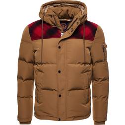 Superdry Quilted Everest Jacket Mand Termojakker Blomstret Polyester hos Magasin Canyon