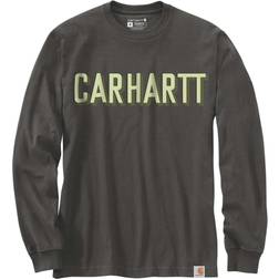 Carhartt Workwear Logo Chemise - Gris Foncé/Vert