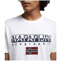 Napapijri Np0A4Gdq0021 Camiseta Hvid, Herre