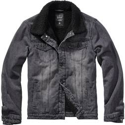 Brandit Sherpa Denim Jacket - Black