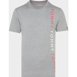 Tommy Hilfiger Logo Embroidery T-Shirt HEATHER