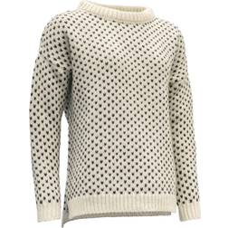 Devold Women's North Sea Split Seam Sweater - Offwhite