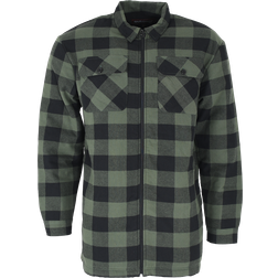 Woodline Canada Gefüttertes Flanellhemd Herren - Grün