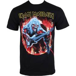 Iron Maiden Fear Live Flames Mens T Shirt: