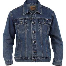 Rockford Duke Denim Jacket London Westernstil Plus - Schwarz