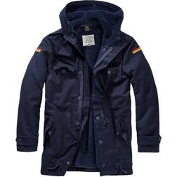 Brandit BW Parkas m. Flagga (Navy, L)