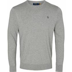 Polo Ralph Lauren Cotton/Cashmere Crew Neck Pullover Andover Heather