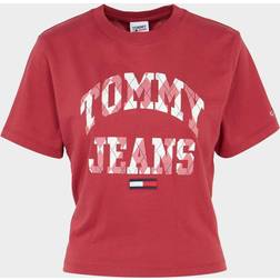 Tommy Hilfiger Classics Argyle T-Shirt CRANBERRY CRUSH