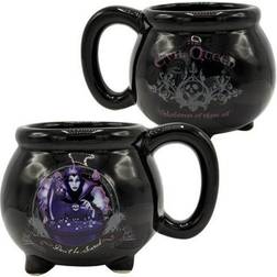 Disney The Evil Queen Black Kettle 3D Sculpted Ceramic Mug Taza