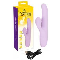 SMILE Draaibaar Vibrator met Clitorisstimulator