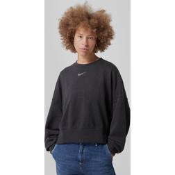 Nike NSW Ess Flc Crew - Svart