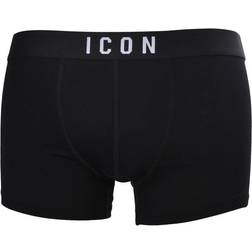 DSquared2 Ikonisk Elastisk Bomull Boxer Briefs - Black