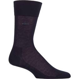 HUGO BOSS Gemerceriseerd Katoen Sock - Donkerblauw