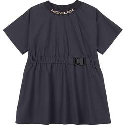 Moncler Barn Logo Klänning Marinblå Marinblå