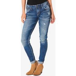 Silver Jeans För Kvinnor - Indigo