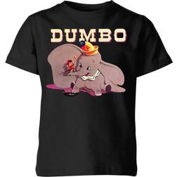 Disney Kid's Dumbo Timothy's Trombone T-shirt - Black