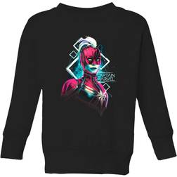 Marvel Captain Neon Warrior Kids' Sweatshirt - Black