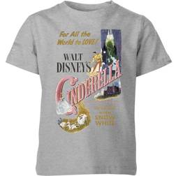 Disney Princess Cinderella Retro Poster Kids' T-Shirt 11-12