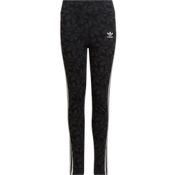 adidas High-Waisted Allover Print tights Carbon