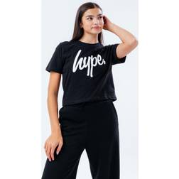 Hype Script Kids Crop T-Shirt