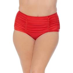 Plus Calina Solid Costa Bikini Bottom