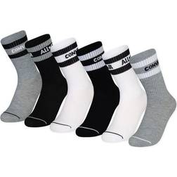 Converse Older Kids Pack Wordmark Crew Socks