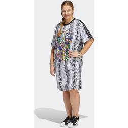 Adidas Women's Originals Love Unites Doodle Tee Dress Multicolor