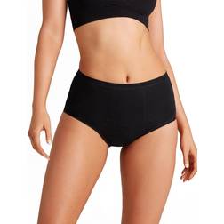 Love Luna Full Brief Overnight Period Panty - Black