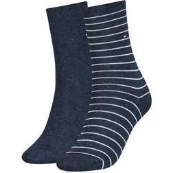 Tommy Hilfiger 2-pack Classic Stripe Socks Navy/Red Strl 35/38