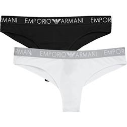 Emporio Armani Bi-Pack Brazilian Brief - Bianco