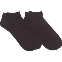 Egtved Strømper 2P Cotton Footie Sock - Svart