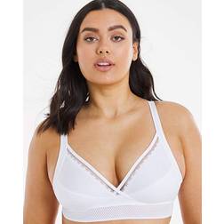 Playtex Soutien-Gorge Sans Armatures Blanc - Coeur Croisé