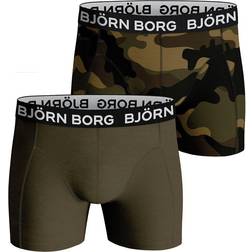 Björn Borg Core 2-pak boxershorts, Camo/Oliven