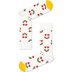 Happy Socks Rainbow Sock - Yellow/Red/Blue/Green