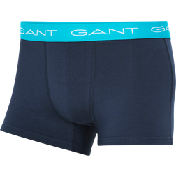 Gant 3P Cotton Jersey Trunks - Marine/Blå